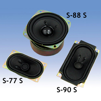 Raw Speakers - S-45S01, S-66S01, S-70S02, S-70S50, S-71S01, S-71S03, S-77S16, S-90S03, S-90S04, S-90
